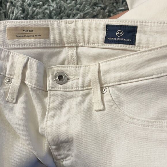 AG The Kit Seamed Legging Ankle White 27 - Picture 4 of 6